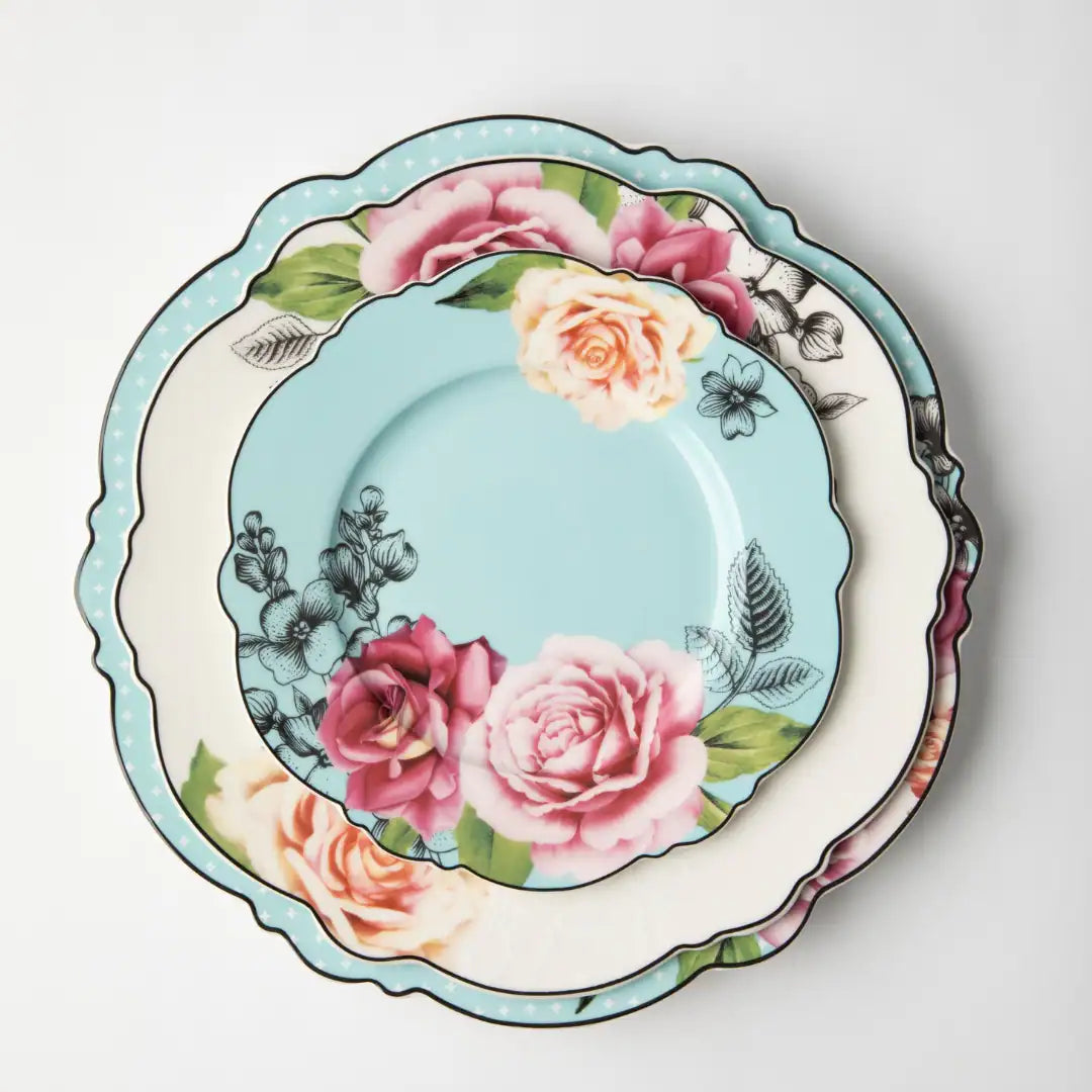 JENNA CLIFFORD – Wavy Rose Charger 30cm