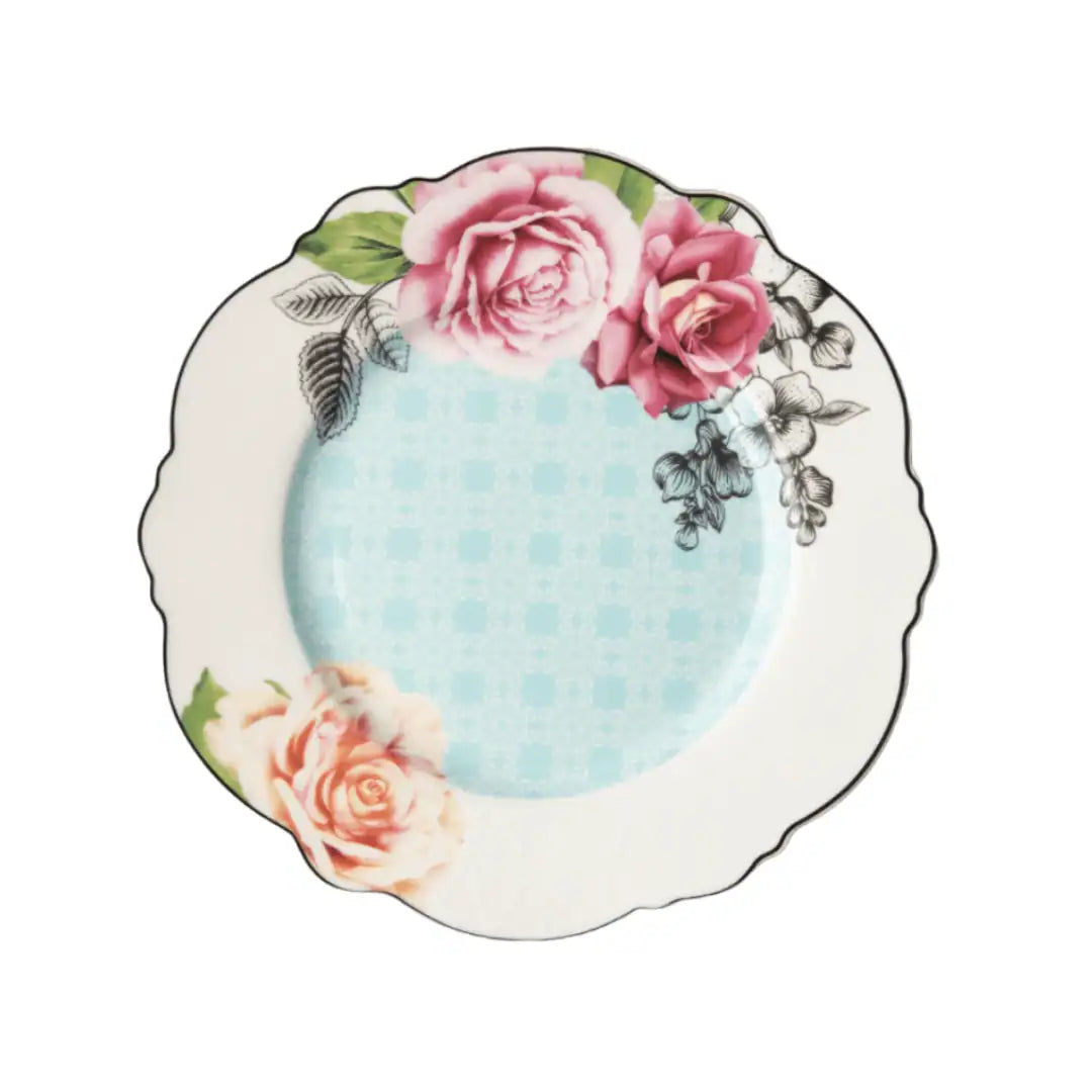 JENNA CLIFFORD – Wavy Rose Dinner Plate