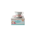 JENNA CLIFFORD – Wavy Rose Cup & Saucer In Gift Box