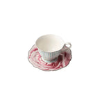 JENNA CLIFFORD – Wavy Rose Cup & Saucer