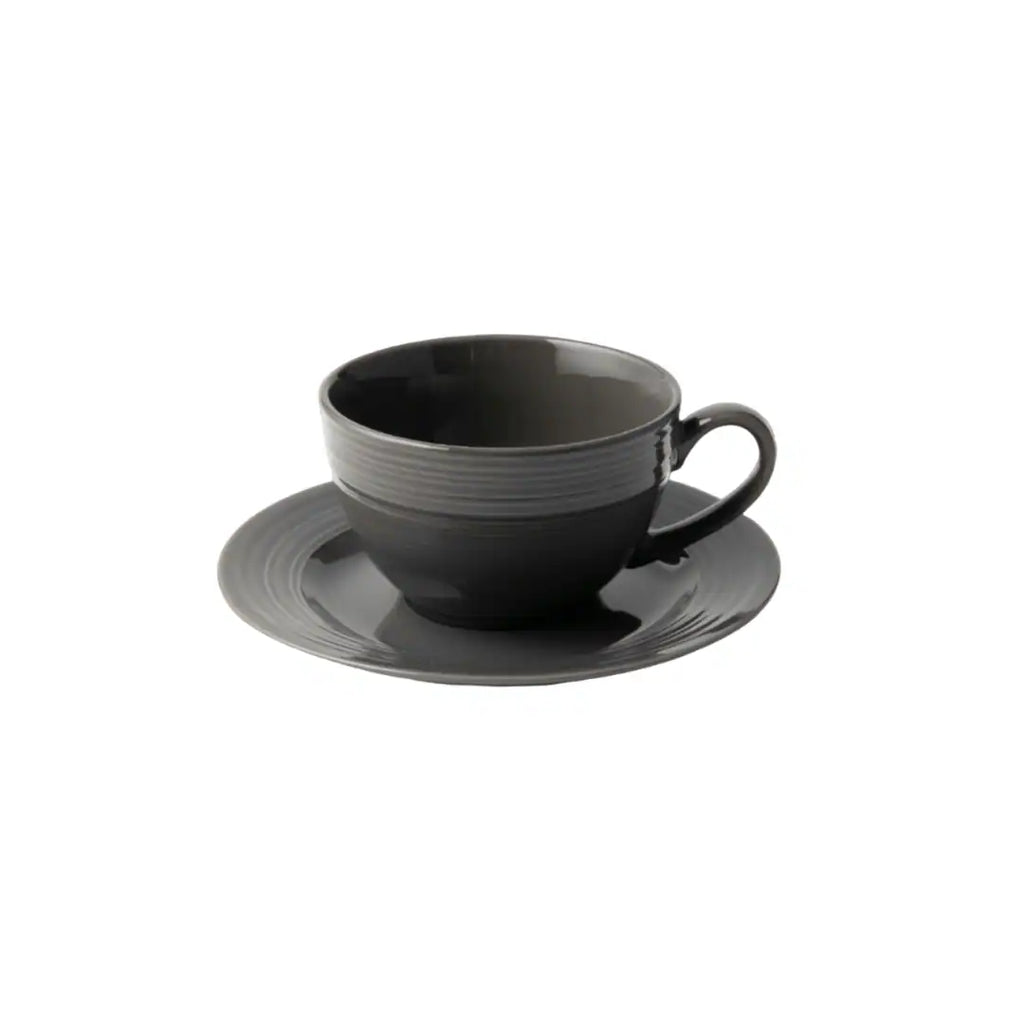 JENNA CLIFFORD – Embossed Lines Cup & Saucer