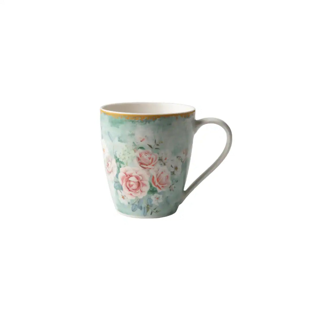 JENNA CLIFFORD – Green Floral Mug