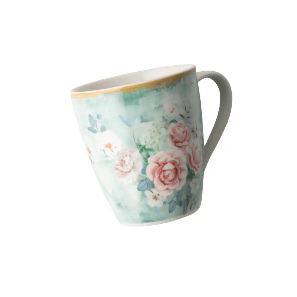 JENNA CLIFFORD – Green Floral Mug