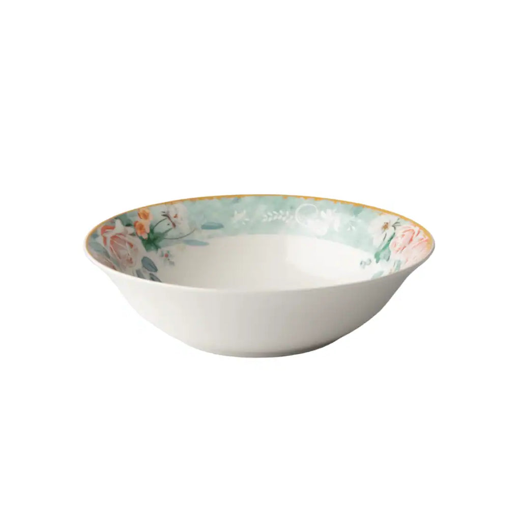 JENNA CLIFFORD – Green Floral Pasta Bowl Set of 4