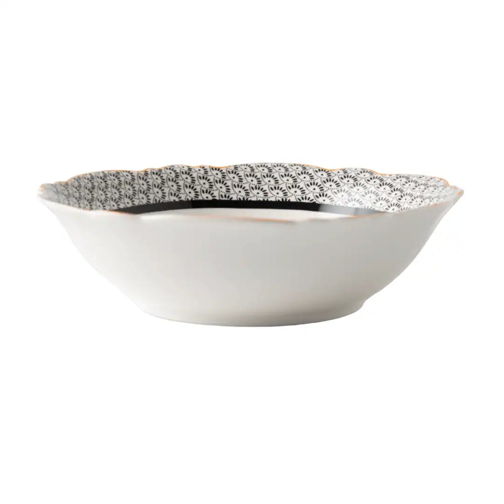 JENNA CLIFFORD – Midnight Bloom Salad Bowl 23cm