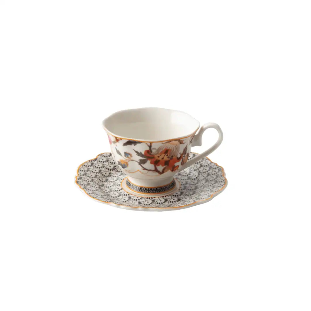 JENNA CLIFFORD – Midnight Bloom Cup & Saucer in Gift Box