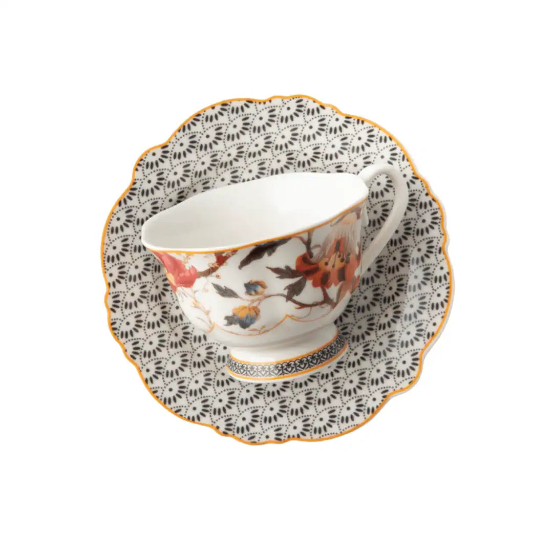 JENNA CLIFFORD – Midnight Bloom Cup & Saucer in Gift Box