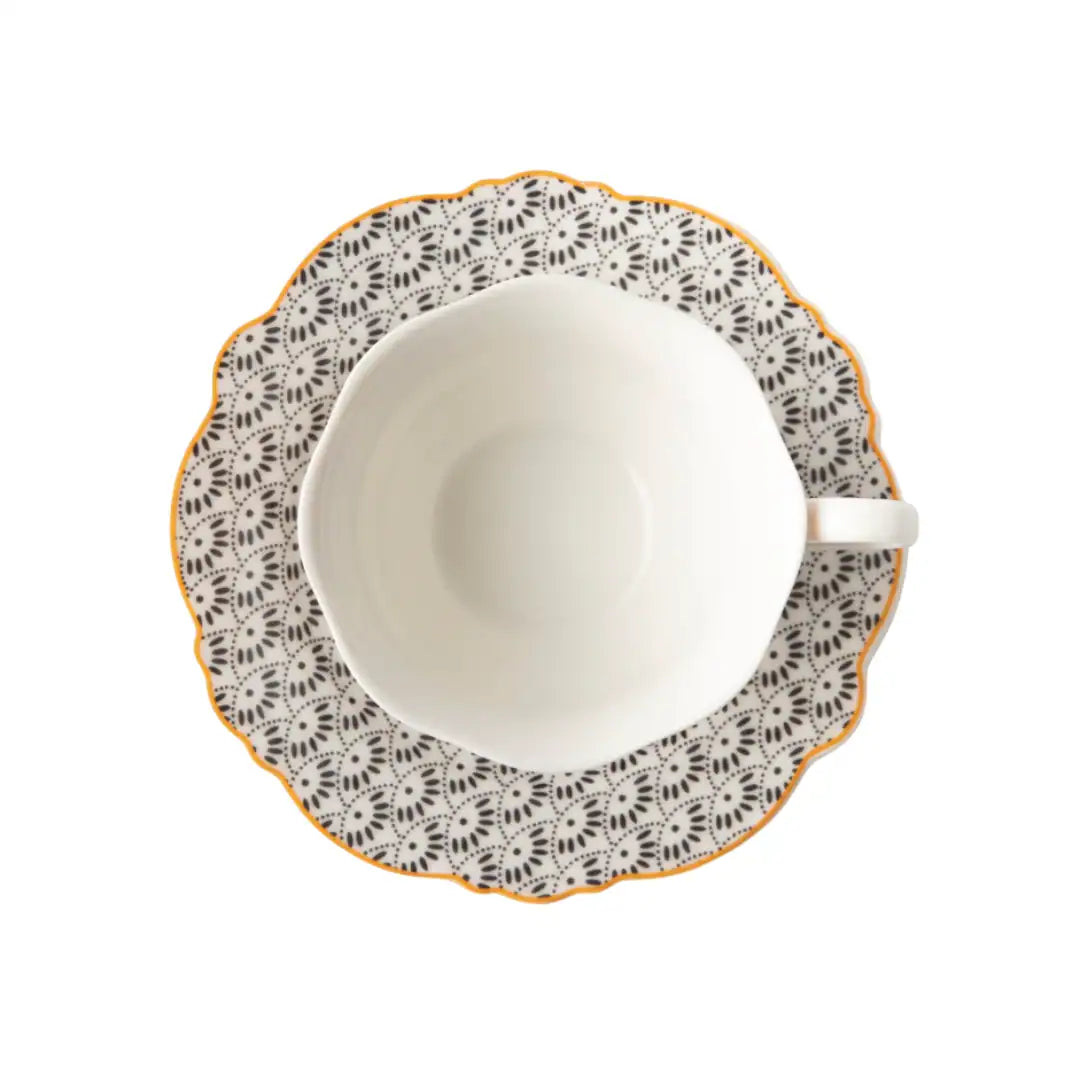 JENNA CLIFFORD – Midnight Bloom Cup & Saucer in Gift Box