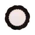JENNA CLIFFORD – Black Rose Dinner Plate Set of 4