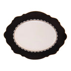 JENNA CLIFFORD – Black Rose Oval Platter