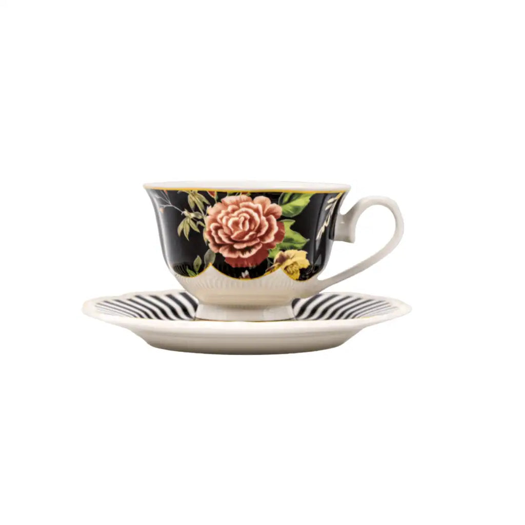 JENNA CLIFFORD – Botanica Rose Cup & Saucer