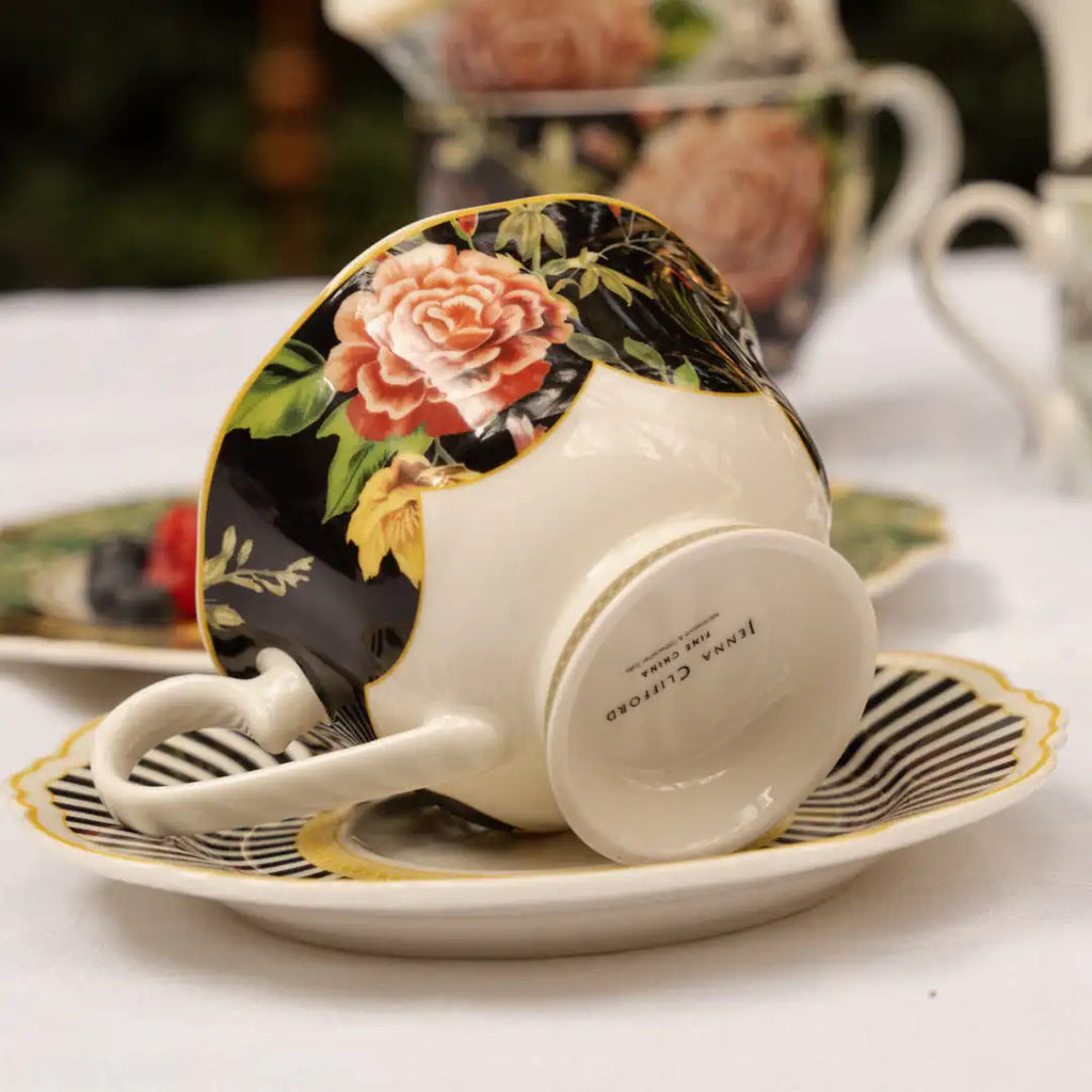 JENNA CLIFFORD – Botanica Rose Cup & Saucer