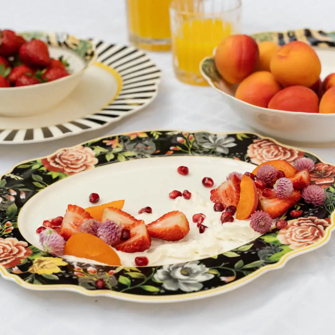 JENNA CLIFFORD – Botanica Rose Oval Platter
