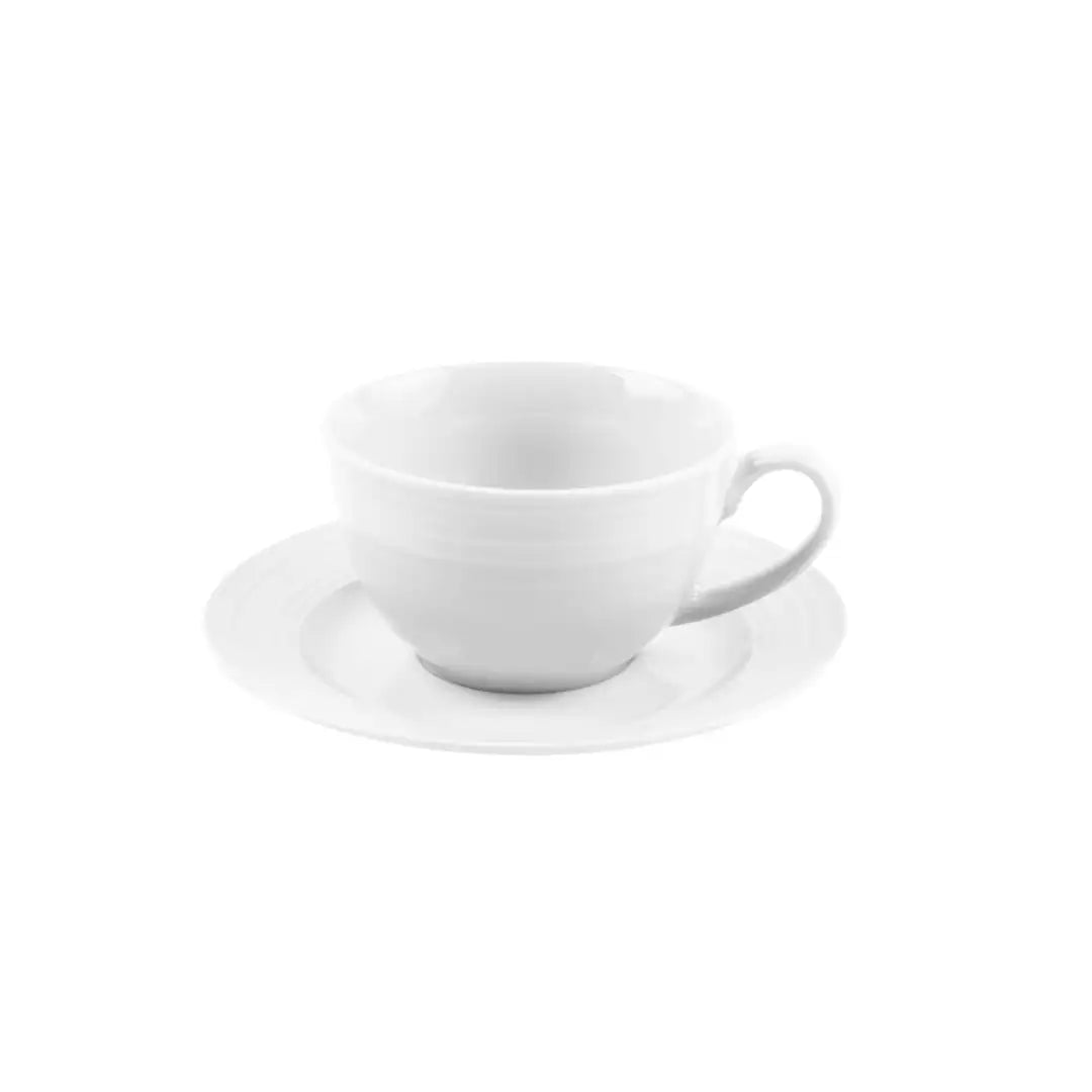 JENNA CLIFFORD – Embossed Lines Cup & Saucer