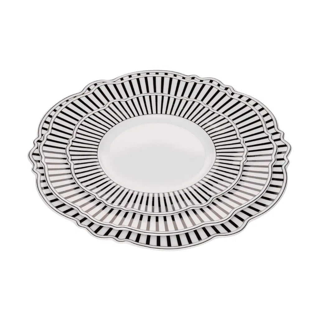 JENNA CLIFFORD – Ivory Noir Side Plate Set of 4