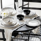 JENNA CLIFFORD – Ivory Noir Side Plate Set of 4