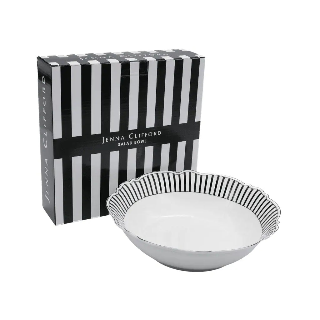 JENNA CLIFFORD – Ivory Noir Oval Platter
