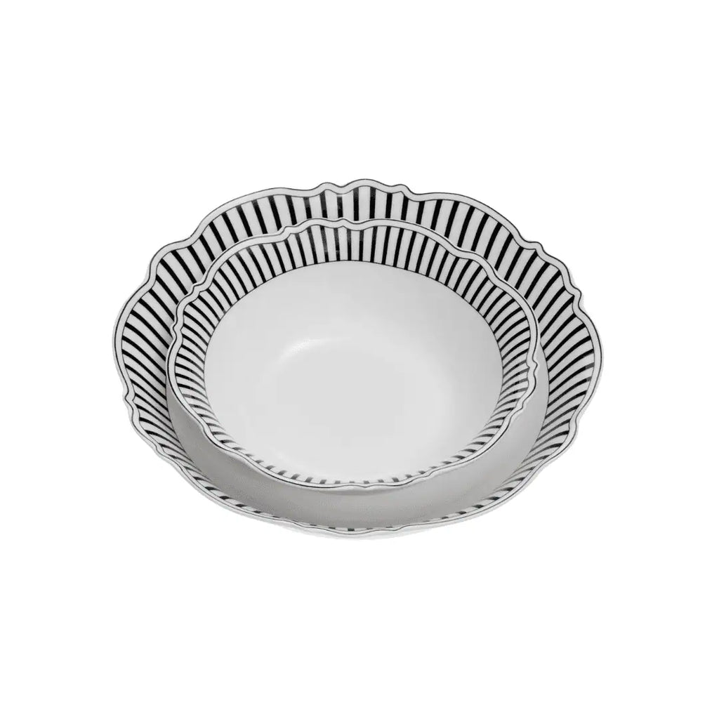 JENNA CLIFFORD – Ivory Noir Oval Platter