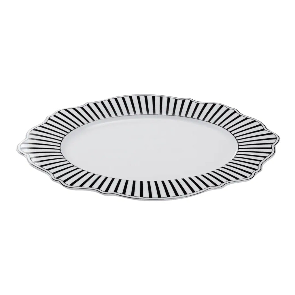 JENNA CLIFFORD – Ivory Noir Oval Platter
