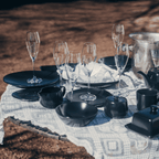 JAN – Noir et Noir Dinner Plate