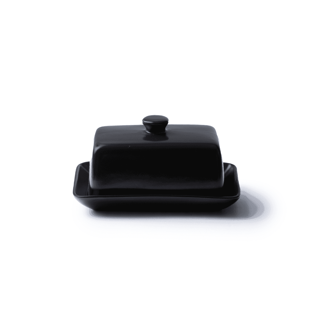 JAN – Noir et Noir Butter Dish