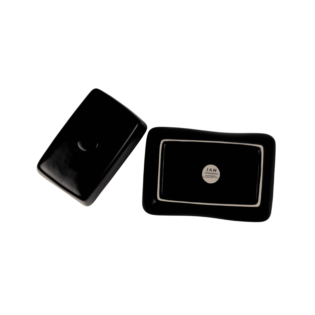 JAN – Noir et Noir Butter Dish