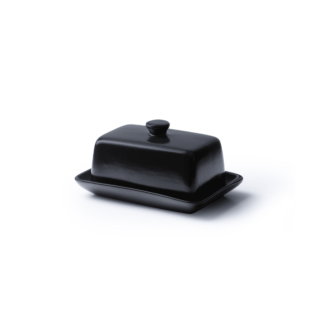 JAN – Noir et Noir Butter Dish