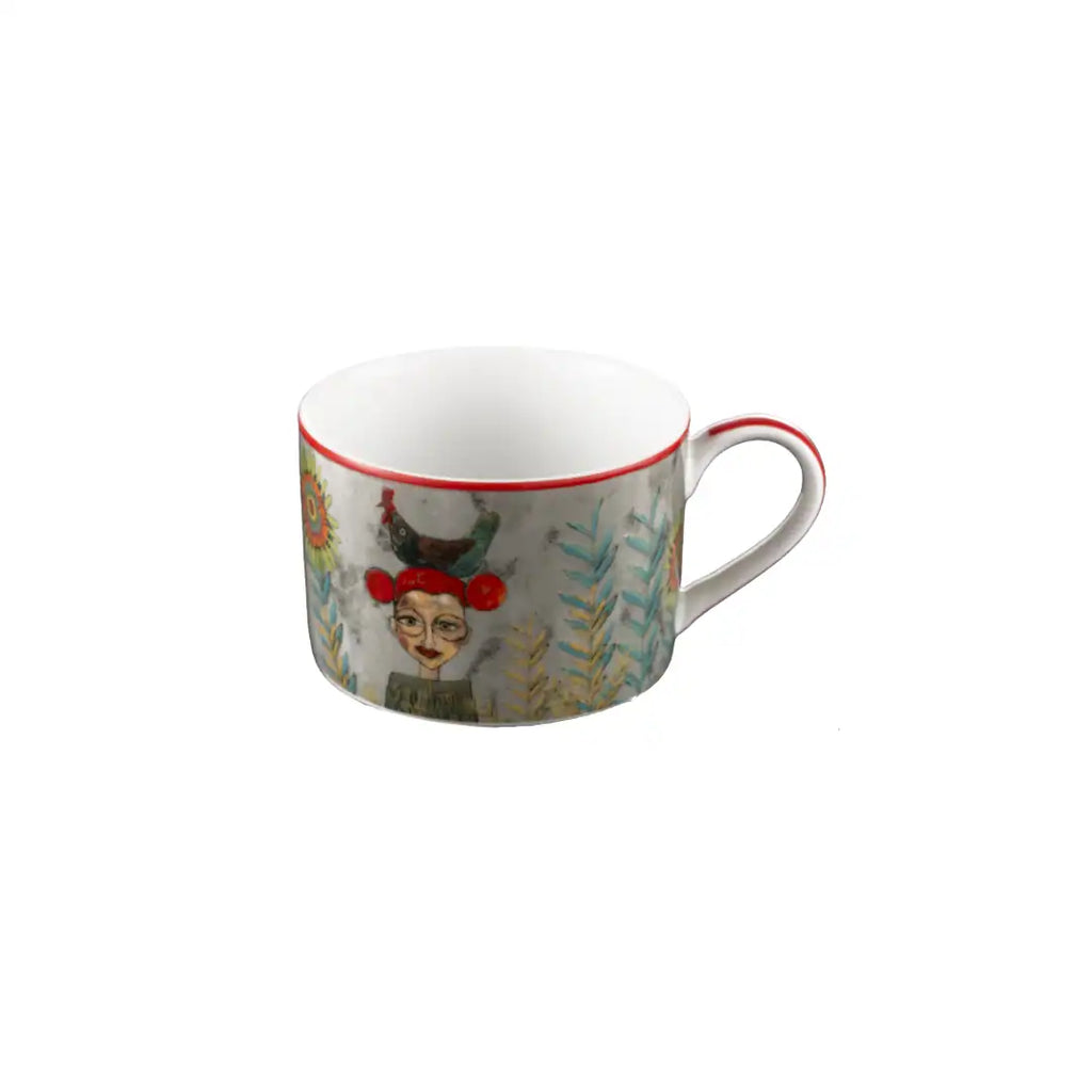 OLIVIA – Cuzins Cup & Saucer (Set of 4)