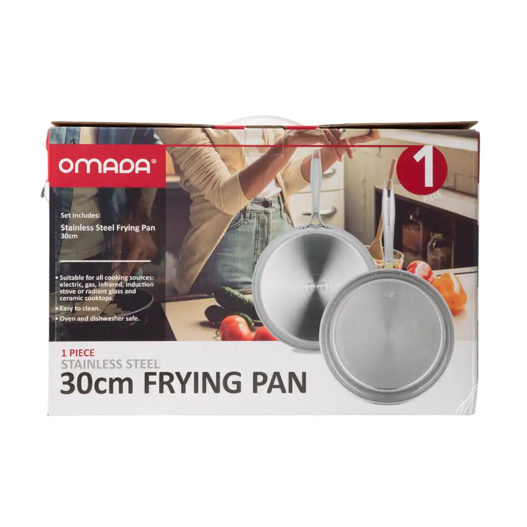 OMADA – Stainless Steel Frying Pan without Coating