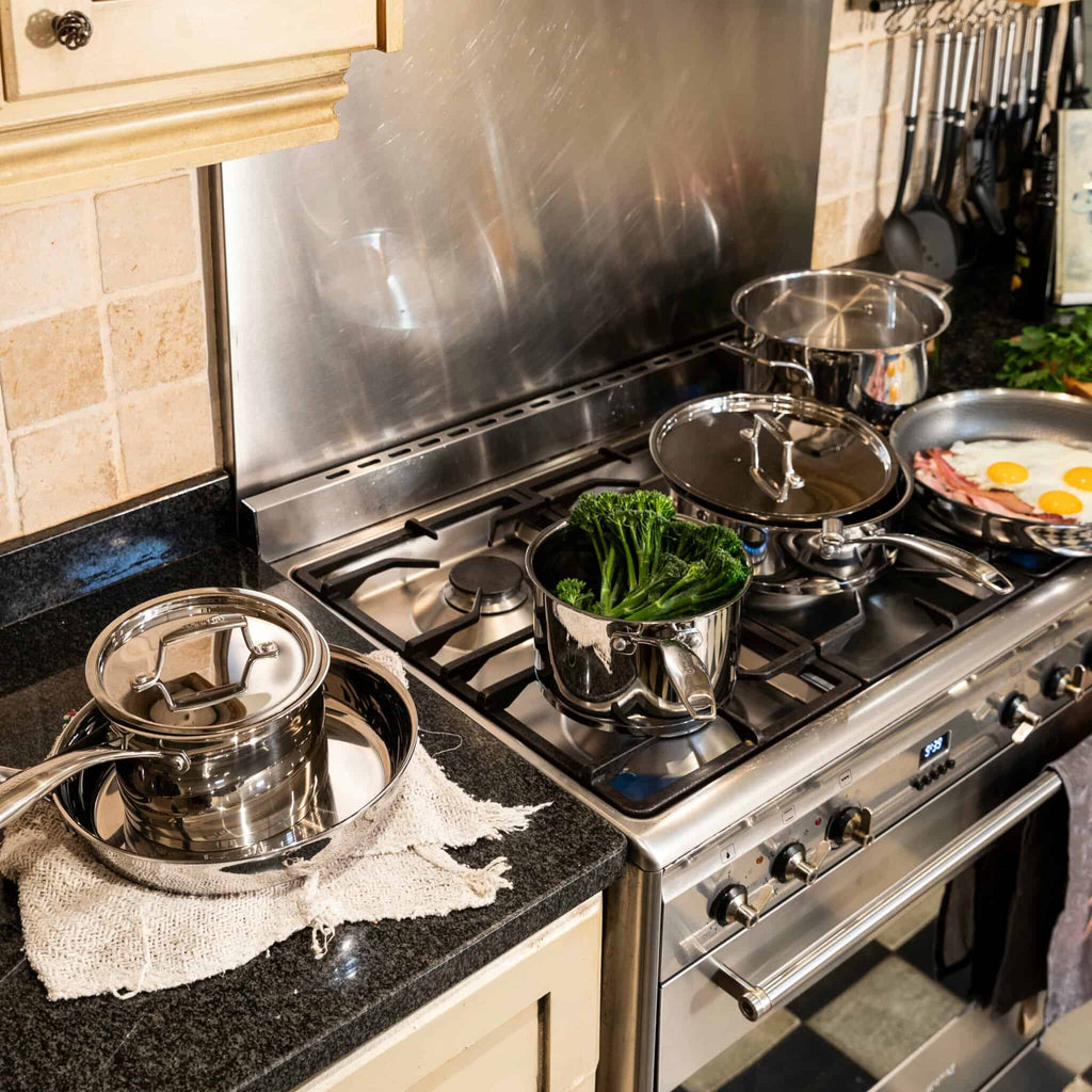OMADA – Stainless Steel Frying Pan without Coating